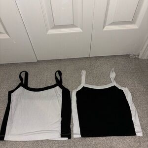 Black and White Tank Tops